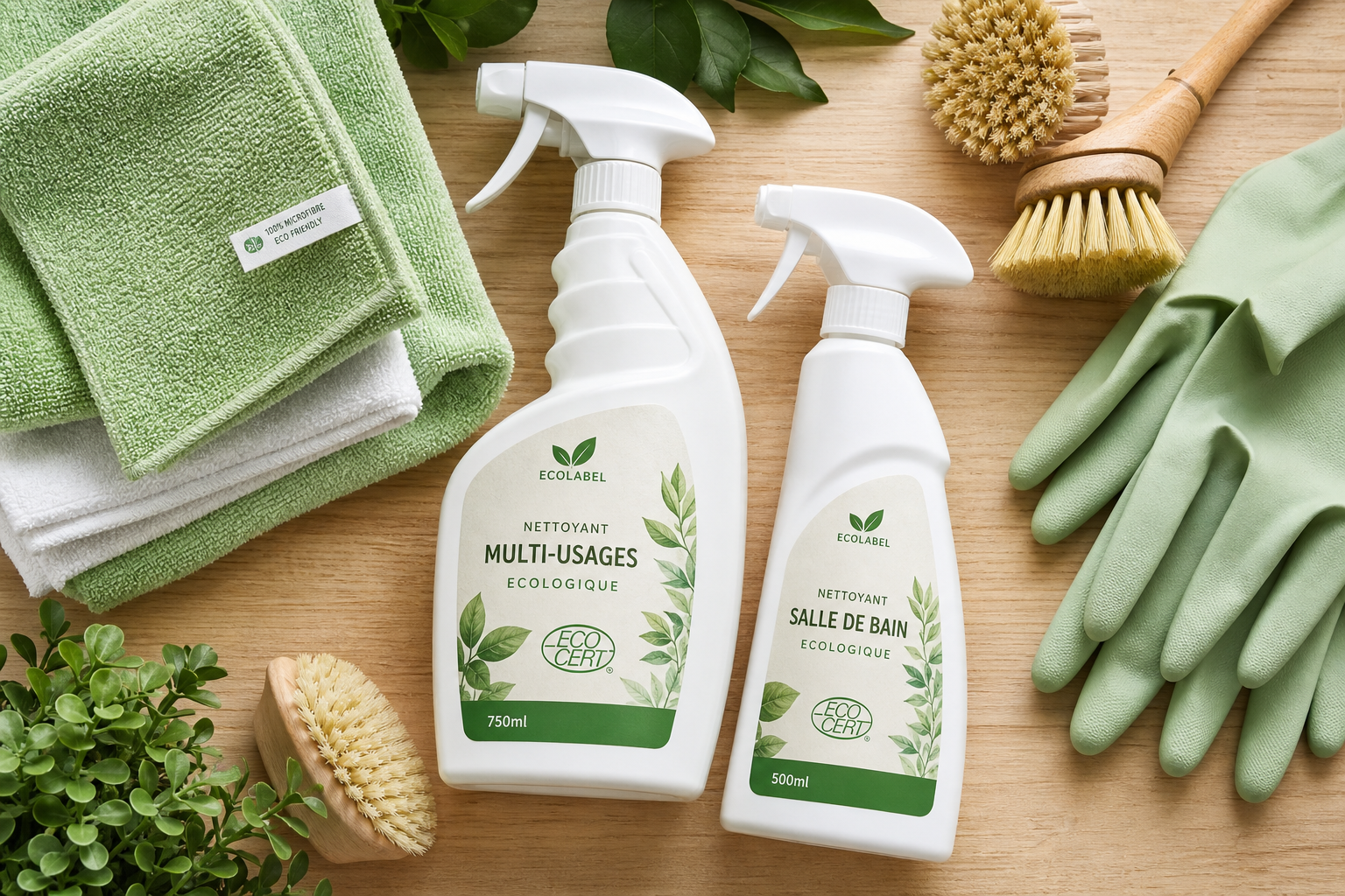 Produits de désinfection éco-labellisés et Certibiocide utilisés par A.J.S. au Havre